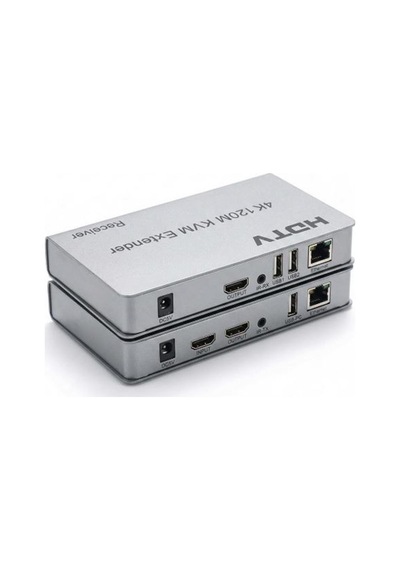 Enkado Ekd-he120kvm 4k 120 Metre Hdmı Usb Kvm Extender