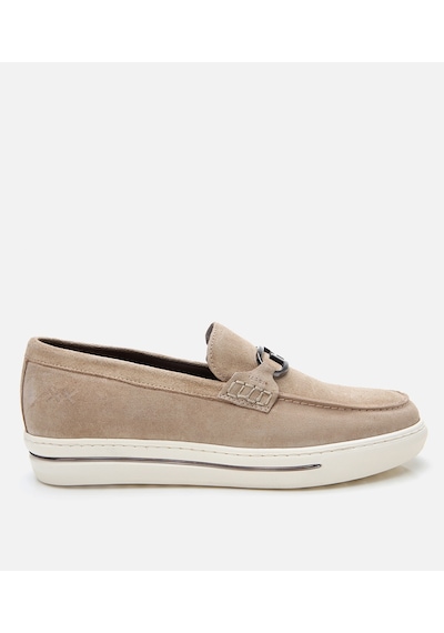 Hotiç Erkek Süet Deri Bej Toka Detaylı Loafer 02ayh302930a310 Bej