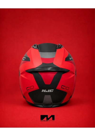 Hjc C10 Kask Tıns Mc1sf Kırmızı-siyah
