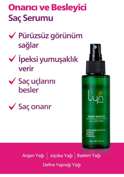 Lyn Skincare Onarıcı ve Besleyici Saç Serumu 100 ML