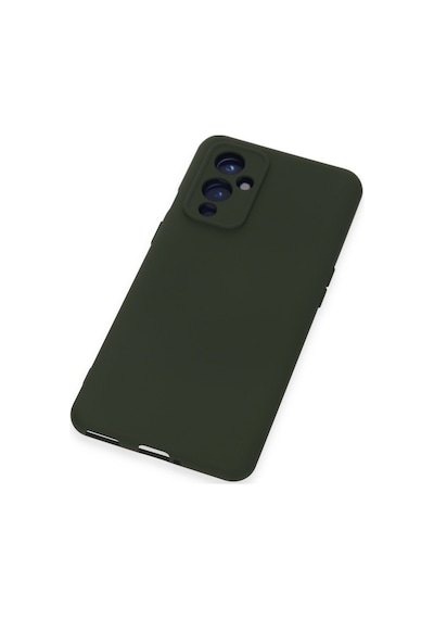 One Plus 9 Kılıf Nano İçi Kadife Silikon - Koyu Yeşil Bzsxx00 1