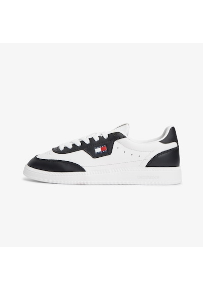 Tommy Hilfiger The Greenwich Edge Leather Kadın Bej Spor Ayakkabı En0en03049