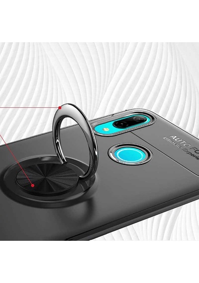 Huawei Y6 2019 Kılıf Zore Ravel Silikon Kapak Kırmızı