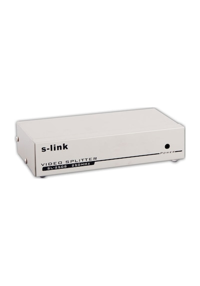 S Link Sl 2508 8 Vga 250Mhz Monitör Çoklayıcı Splitter