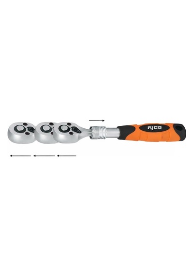 Rıco 1/4 Lokma Cırcır Kolu 72 Diş