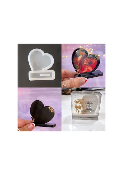Magnet Ve Masa Süsü Epoksi Kalıbı Tekli