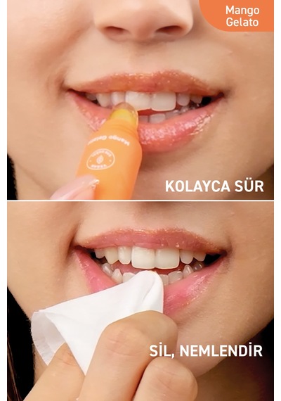 Herbaderm Smoothy Kıss Lıp Serub Mango Gelato