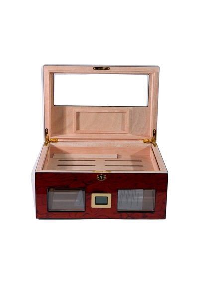 Premiumquality Lince Kırmızı Sedir Humidor Puro Kutusu - Tr8795