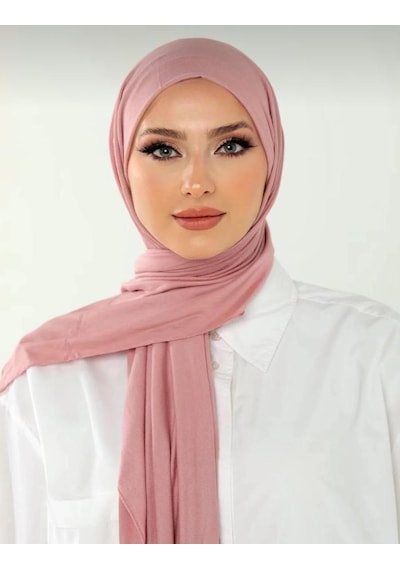 Gesshop Kadın Penya Şal Gül Kurusu - Pembe