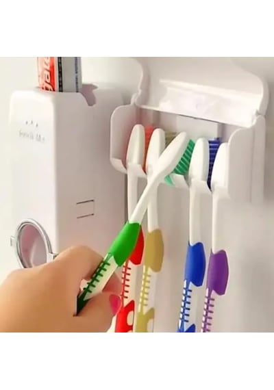 Diş Macunu Sıkacağı Ve 5 Li Fırça Tutucu Diğer