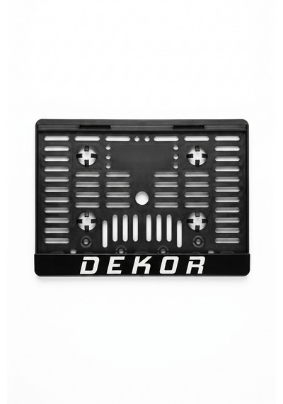 Dekor Yazılı Motosiklet Plakalığı