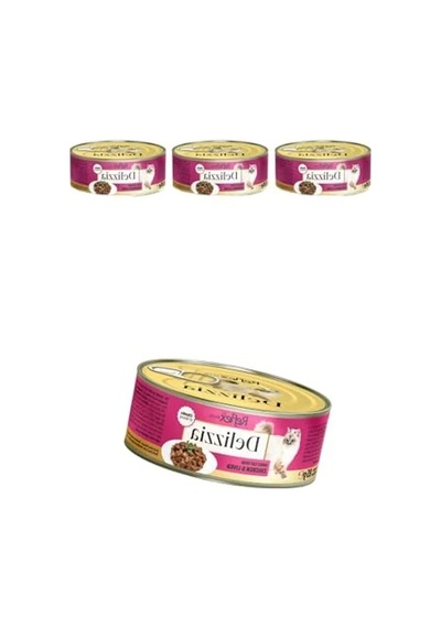 85 Gr Tavuklu Ve Ciğerli Yetişkin Kedi Maması, 3 Adet