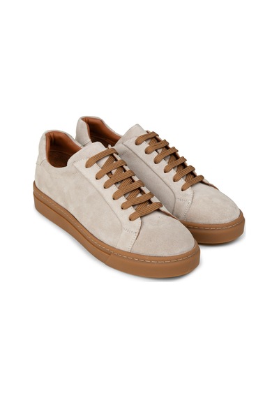 Deery Erkek Hakiki Süet Gri Sneaker Ayakkabı - 02018mgrıc01 Gri