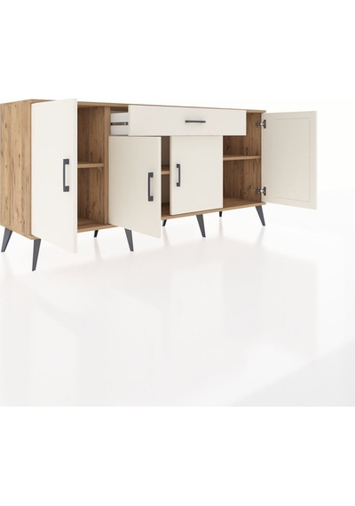 Hyperion Konsol 3 Raflı Tek Çekmeceli 4 Kapaklı 176x44x83 Çam-aytaşı Aytaşı Hyperion Konsol 3 Raflı Tek Çekmeceli 4 Kapaklı 176x44x83 Çam-aytaşı Aytaşı