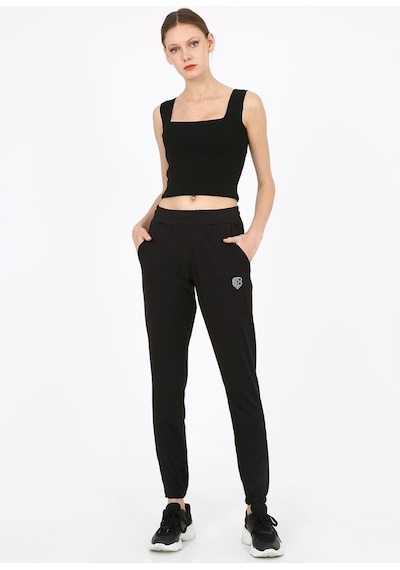 Sportonex So22F010 Leave Pant Kadın Tek Alt Siyah