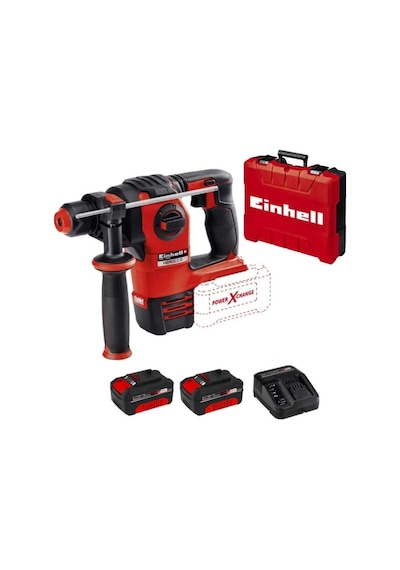 Einhell Herocco SDS Plus 18V Akülü 2x4 Amper Akü + Şarjlı Kırıcı Delici 2.12 KG