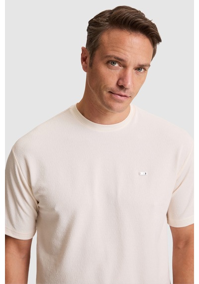 U.s. Polo Assn. Erkek Krem Tişört 50327201-vr071