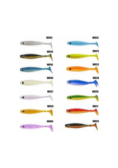 Xesta Shad Star 3.5" 9.5cm Kca 6p Silikon Yem