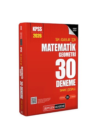 2026 Kpss Gygk Pegem 188 Deneme Seti Türkçe Matematik Tarih Coğrafya Vatandaşlık Branş Deneme Seti