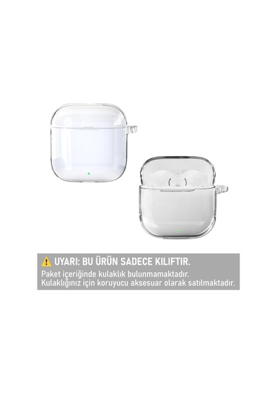 Huawei Freebuds Se 2 - Se 3 Kılıf Askı Aparatlı Transparan Silikon Şeffaf
