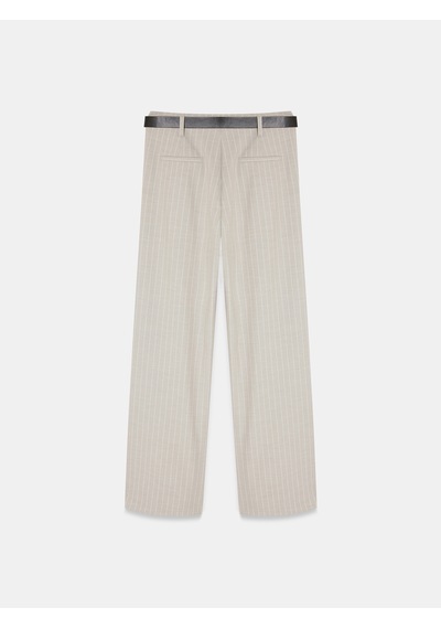 Dilvin 72682 Kemerli Pileli Pantolon-taş