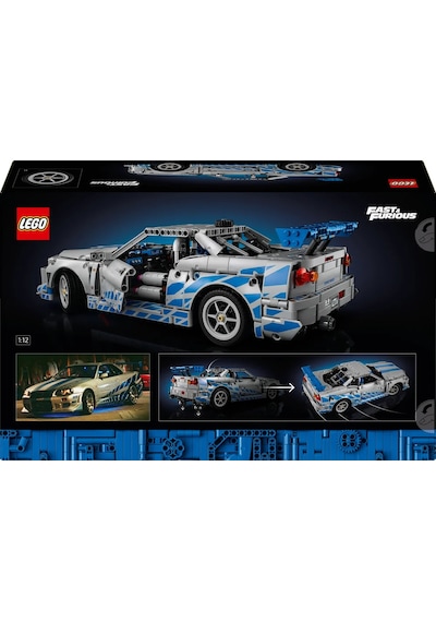 LEGO® Technic™ Daha Hızlı Daha Öfkeli Nissan Skyline Gt-R (R34) Araba 42210 - 18+ Yaratıcı Araç Modeli Yapım Seti (1410 Parça)