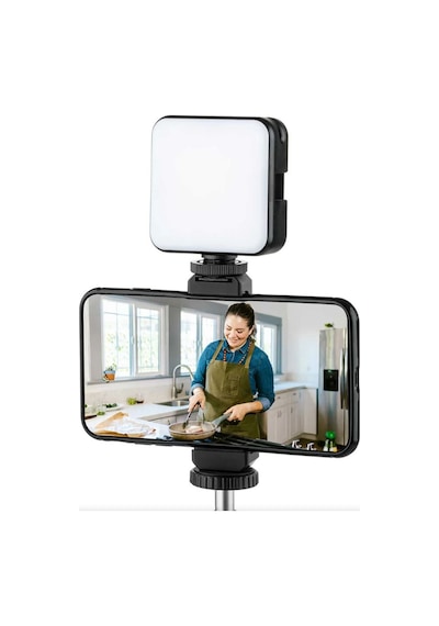 Ayex Ax-sp01 Telefon Tutucu Tripod, Monopod Ve 1/4" Vidalı Sabitleyiciler İle Uyumlu, Hotshoe Girişli