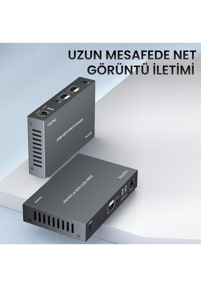 1080p Full Hd 60hz Hdmı Kvm Ip Extender 200 Metre Cat5e/6 Hdmı Menzil Genişletici Uzatıcı