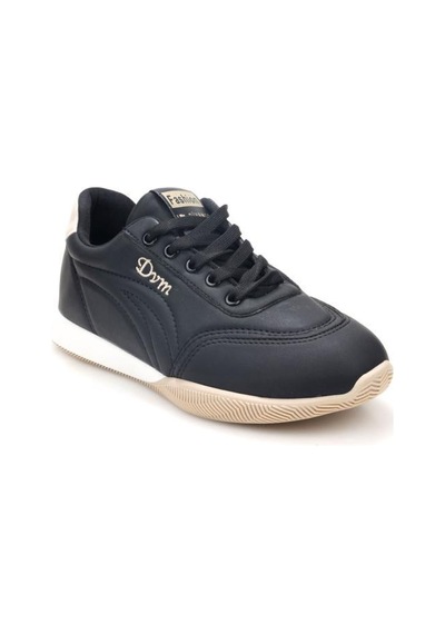 Papuçcity Dvmd 03440 Kadın Sneakers Spor Ayakkabı Siyah
