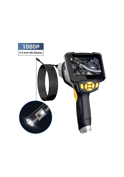 Noyafa Nf-112-2 10 Mt Endüstriyel Endoskop Kamera 4.3'' Lcd Ekran, 1080p, Çift Lens, Ip67 Ve 8mm Kamera