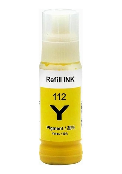 Epson 112 L6460 İle Uyumlu 1 Set 4 Renk Ithal Muadil Pigmentli Mürekkep Seti Siyah 127 Ml - Ren Tek Renk