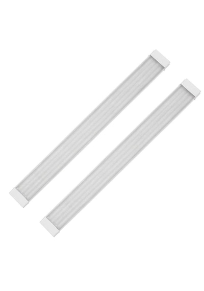Kristal Led Sıva Üstü Bant Tavan Armatürü 120 Cm 100w Beyaz Işık 2 Adet Beyaz