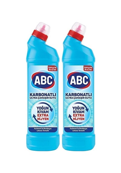 Abc Karbonatlı Ultra Çamaşır Suyu 750 Ml 2'li Paket Diğer