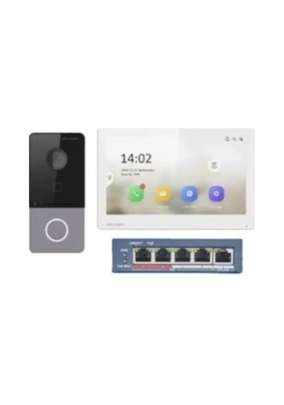 Hikvision Ds-kıs213 7" 4 Tellli Analog Video İnterkom Kit