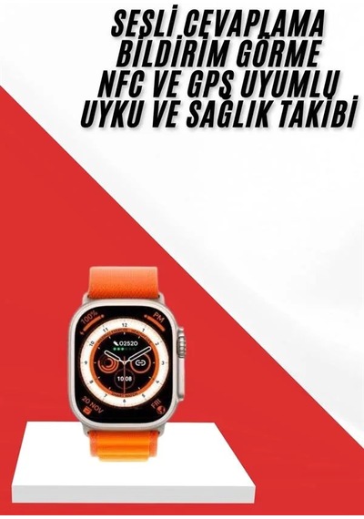 Akıllı Saat Gps Özelliği Bildirim Görme Adımsayar Sesli Görüşme Yapabilen