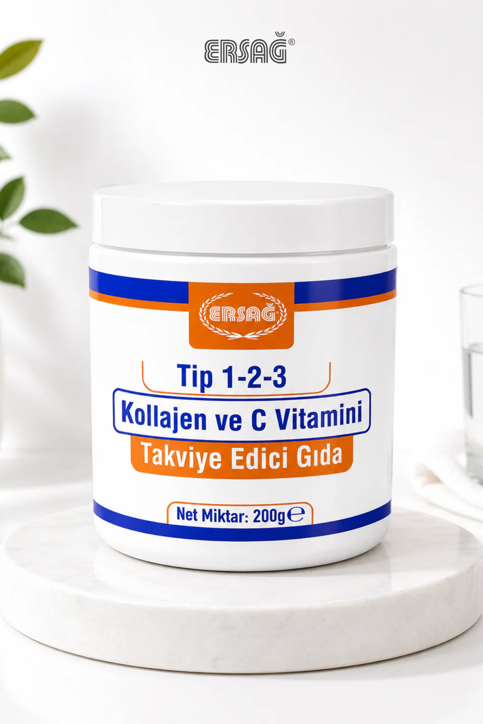 Ersağ Tip 1-2-3 Kollajen Ve C Vitamini 200 Gr