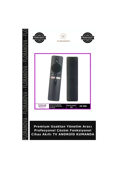 Premium Uzaktan Yönetim Aracı Profesyonel Çözüm Fonksiyonel Cihaz Akıllı Tv Android Kumanda