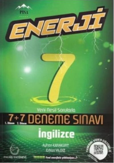 Palme 7. Sınıf Enerji İngilizce 7+7 Deneme N11.8859