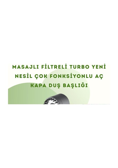 Mey İthalat Banyo İçin Filtreli Duş Başlığı Pratik Kullanım