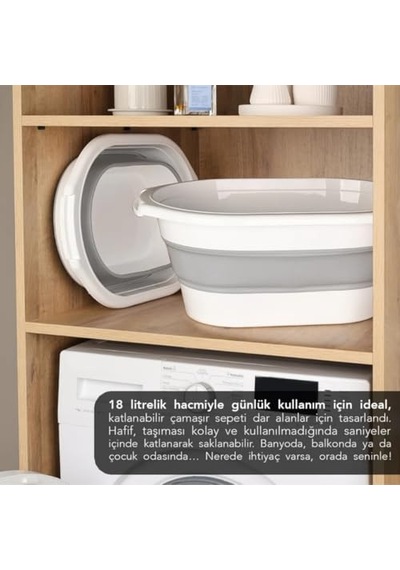 Katlanabilir Çamaşır Sepeti,katlanabilir Oyuncak Sepeti, Plastik Çamaşır Sepeti, Katlanabilir Çamaşır Selesi Ha Çok Renkli