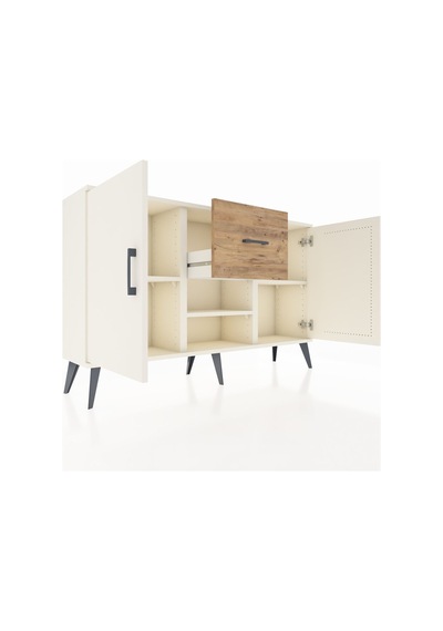 Arges Konsol 3 Raflı Tek Çekmeceli 2 Kapaklı 132x30x83 Aytaşı-aytaşı/çam Aytaşı/çam Arges Konsol 3 Raflı Tek Çekmeceli 2 Kapaklı 132x30x83 Aytaşı-aytaşı/çam Aytaşı/çam
