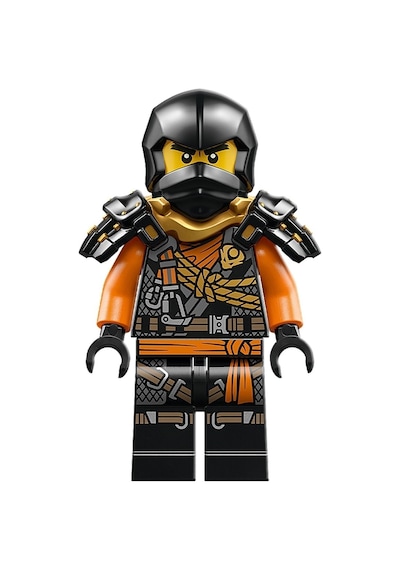 Aksesuar Custom Minifigür Minifigure Ninjago Siyah Ninja Cole - Dragons Rising