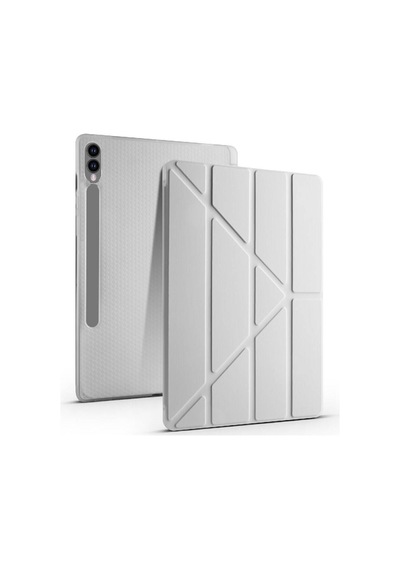 Samsung Galaxy Uyumlu Tab S9 Fe Plus X610 X616 Kılıf Kalem Bölmeli Trifolding Case