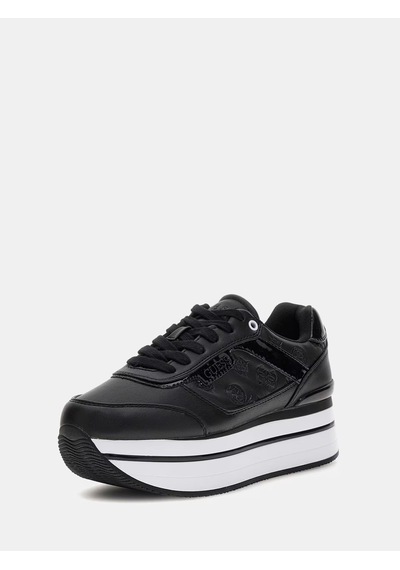 Guess Hansın/actıve Lady/l Kadın Sneaker Fl5hnspel12 Fl5hnspel12 Blkbl Blkbl Çok Renkli