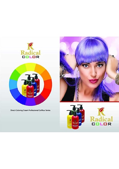 Radical Color Su Bazlı Boya 250 Ml +Toz Açıcı+Boya Tası Set