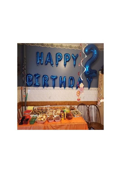 9 Rakam Lacivert Folyo Balon 76 Cm 418