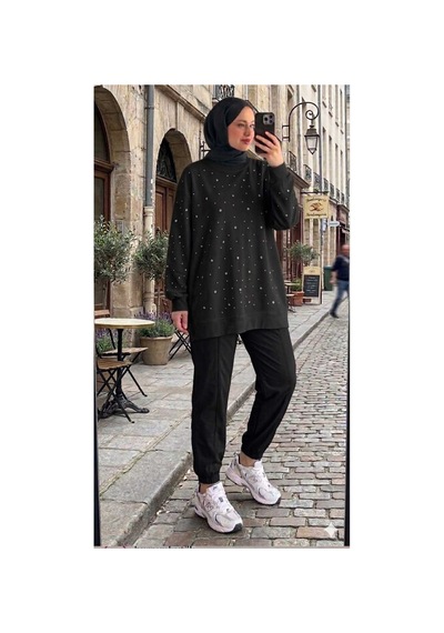 Butik Kadın Taş İşlemeli Gunlük Tesettür Sweatshirt Tunik Siyah Tesettür Sweatshirt Siyah Tesettür Sweatshirt Butik Kadın Taş İşlemeli Gunlük Tesettür Sweatshirt Tunik Siyah Tesettür Sweatshirt Siyah Tesettür Sweatshirt