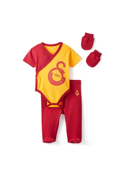 Gsstore Galatasaray Bebek 3 Lü Hastane Çıkış B241052 Sarı - Kırmızı