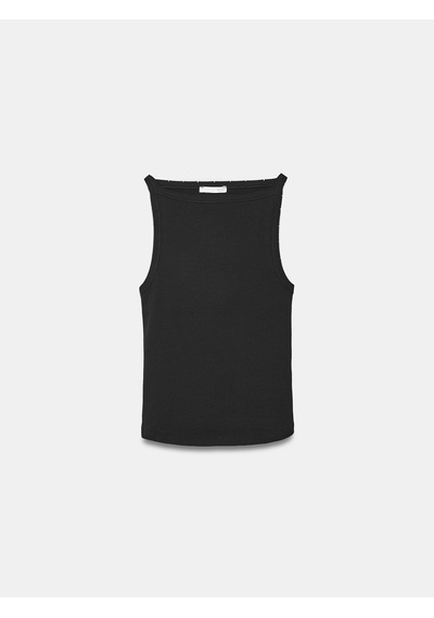 Dilvin 32892 Halter Yaka Top-siyah