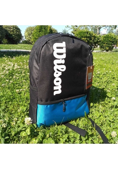 Shopiolog Wilson Mavi Sırt Çantası Unisex Çift Gözlü Çanta Mavi